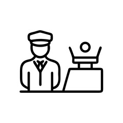 vector illustration of a chef