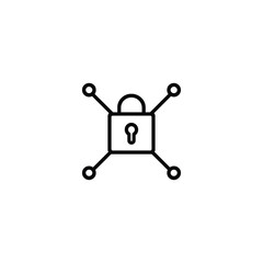 Centralized Network Security Icon