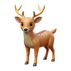 WebA 3d deer vector art illustration.