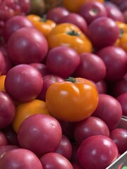 red and yellow tomatoes