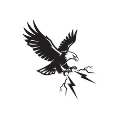 eagle with wings