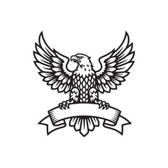eagle with wings