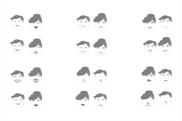 Minimal Geometric Line Art Shapes - Modern Abstract Elements for Design