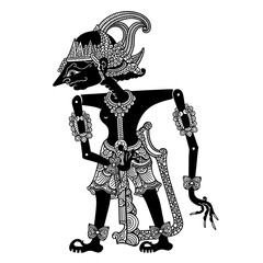 Indonesian traditional wayang kulit