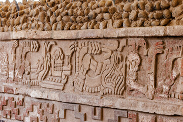 Tula archaeological site in Hidalgo, Mexico