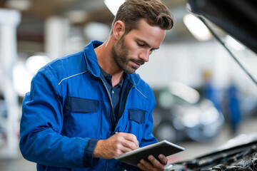 Mechanic scanning EV onboard diagnostics system with tablet