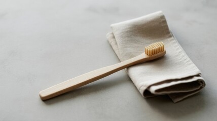 Naklejka premium Embrace Simplicity: A Natural Touch to Daily Care
