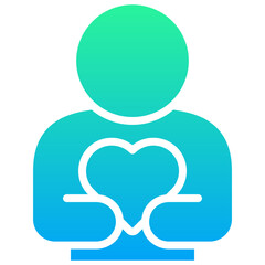 Obraz premium Self Esteem Icon