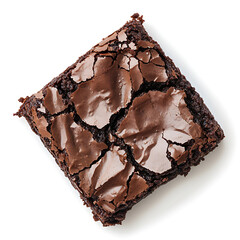 Decadent Chocolate Brownie with Cracked Surface