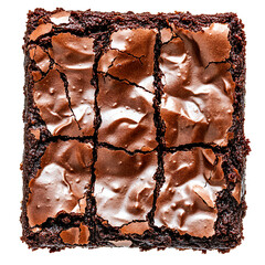 Decadent Chocolate Brownies with Cracked Surface