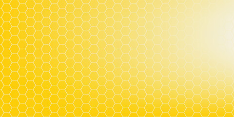 Vector yellow hexagon modern and simple gradient colors background white abstract simple. Eps 10