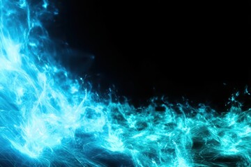 abstract blue background with smoke