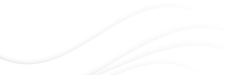 Minimal abstract background with soft white flowing wave lines. Elegant smooth curves on a light gradient backdrop, ideal for modern presentations, websites, banners, and clean design themes.