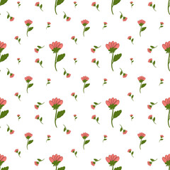 seamless pattern with flowers