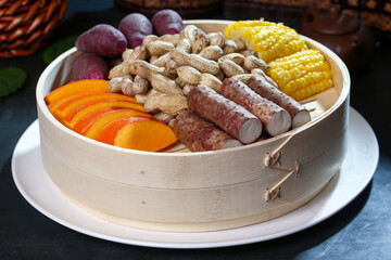 Chinese cuisine, Cantonese cuisine, mixed grains and cereals