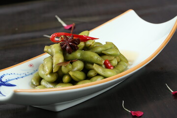 Chinese cuisine, Cantonese cuisine, five spice edamame