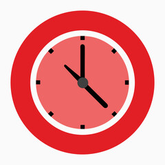 wall clock vector illustration