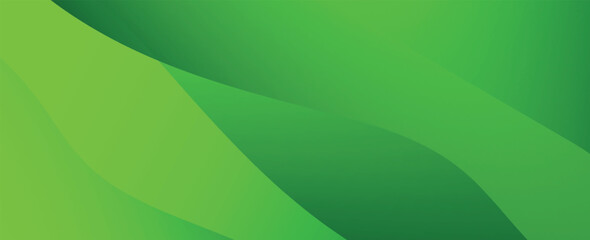 Modern green abstract background. wave element suit for banner, web, brochure