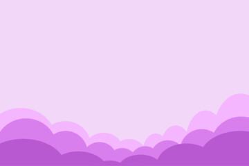 Cloud Background Light Pink