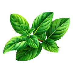 Fresh Green Basil Leaves with Vibrant Color Ideal for Culinary and Herbal Use