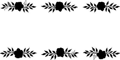 This elegant Border Frames Template collection features a range of clean, classic, and ornate frame styles