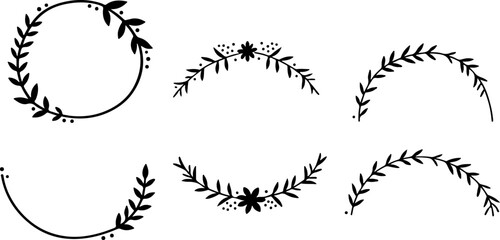 Obraz premium This elegant Border Frames Template collection features a range of clean, classic, and ornate frame styles
