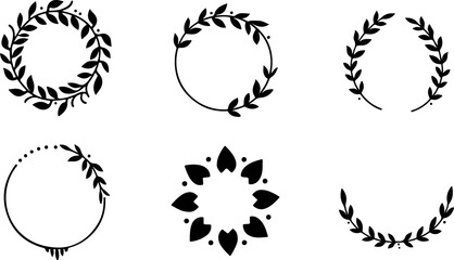 This elegant Border Frames Template collection features a range of clean, classic, and ornate frame styles