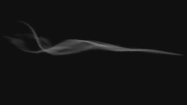 smoke on black background