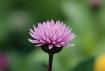 Pink Water Lily in Full Bloom, Macro Floral Nature Photo
