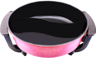 hot pot on transparent background