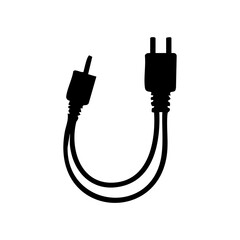 electric plug isolated on white