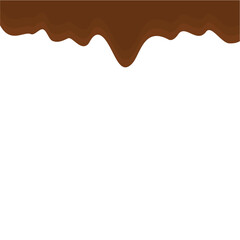 melted chocolate dripping
