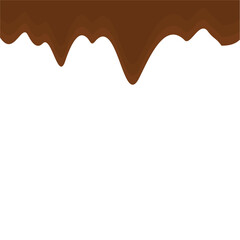 melted chocolate dripping