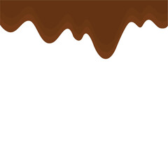 melted chocolate dripping