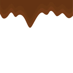 melted chocolate dripping