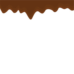 melted chocolate dripping