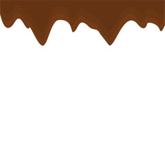 melted chocolate dripping