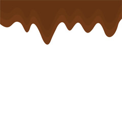 melted chocolate dripping
