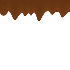 melted chocolate dripping