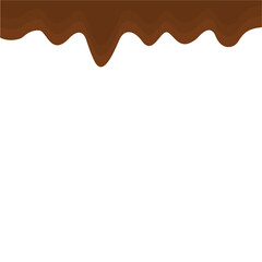 melted chocolate dripping