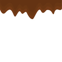 melted chocolate dripping