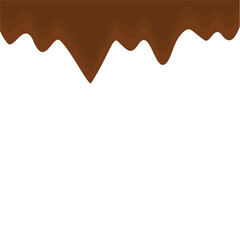melted chocolate dripping