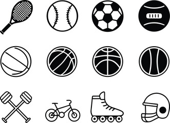 Fototapeta premium Hobbies and Leisure Icon Set for Creative DesignModern Hobbies and Leisure Icon Set for Digital Projects. Colorful Hobbies and Leisure Icon Set for Branding. Professional Hobbies and Leisure Icon