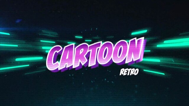 Retro Cartoon Titles