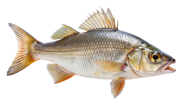 fish on a white background