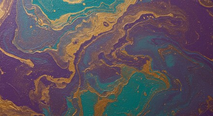 Fototapeta premium Abstract marbled pattern with gold accents