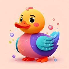 Colorful image icon and animals image 