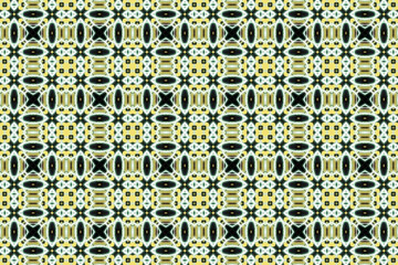 Seamless Tile Endless Background Symmetric Geometric Textile Visual Texture Cloth Design Luxury Interior Template Graphic Digital Art Fashion Fabric Decoration Shape Perspective Wallpaper Pattern.