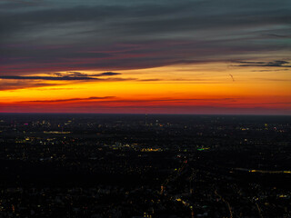 Berliner fernsehturm, Berlin TV Tower during sunset, Berlin Landscape, Germany