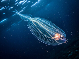 Transparent Deep Sea Ribbonfish